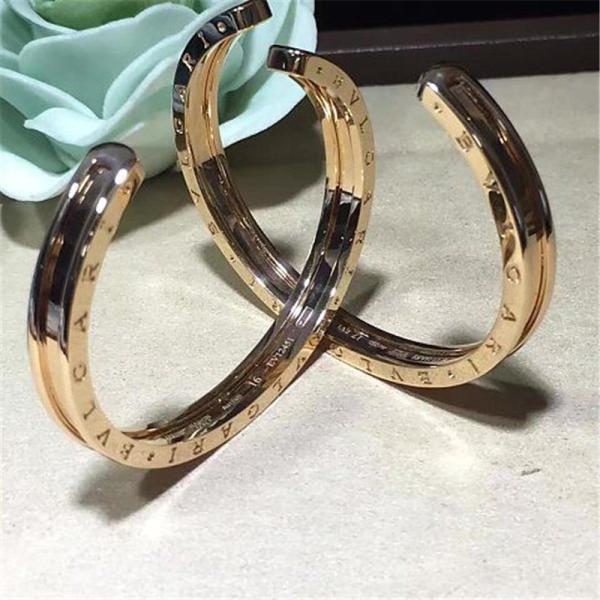 Really high quality, low price jewelry Bi logo gold Bracelet 18k gold white gold yellow gold rose gold Bracelet