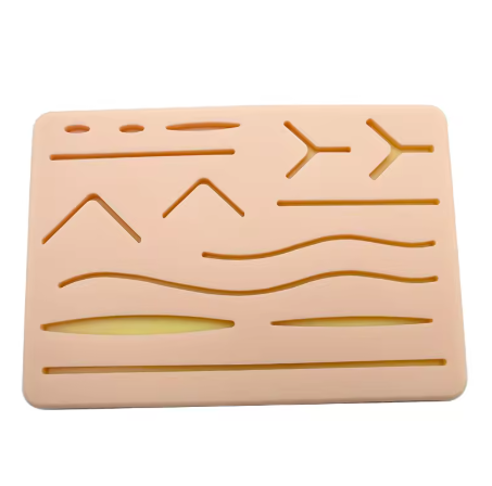 Professional Surgical Suture Practice Kit with Superior Bio-fidelity, Pre-cut Wound Variety, and Clinical-Grade Instruments