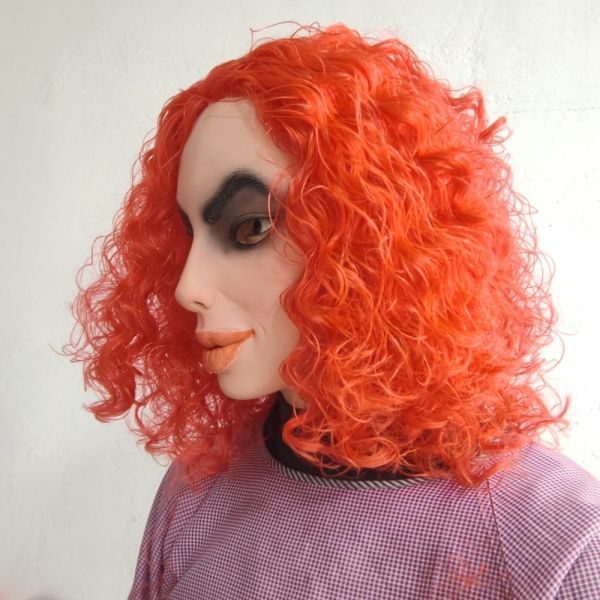 Latex Fantasy Mask for Theatrical Use - One Size Fits Most and Lightweight at 280g