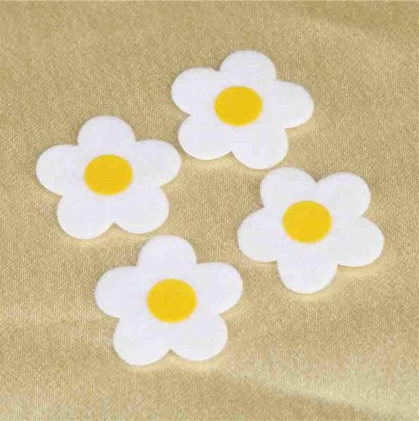 Sunflower Applique Padded Applique Crafts For Girls's Hairpins Size 30 mm