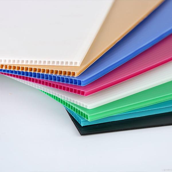 Foldable Plastic Corrugated Box Stackable Lightweight Plastic Hollow Board Box Eco-Friendly