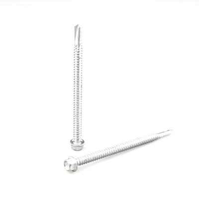 ST5.5 90mm Length Hex Flange Drilling Screw Tek Bimetallic Screw with and Customizable
