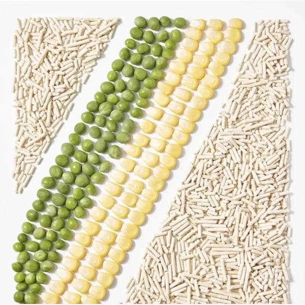 Residuos de tofu triturados Arenas ultra agrupadas Residuos ecológicos para gatitos