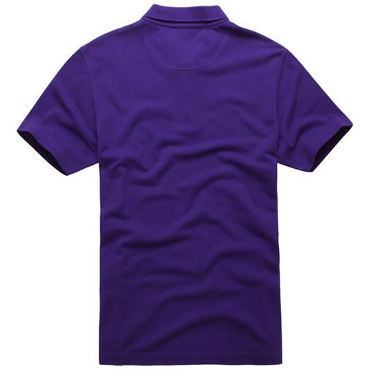 Customized Logo Short Sleeve Polo Shirts , Navy / Red Short Sleeve Polo For Men