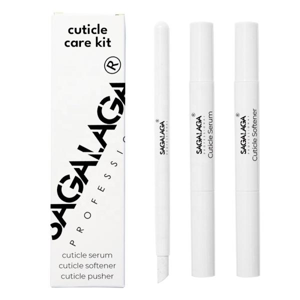Nail Care Growth Serum Oil Pen Product Cuticle Pusher Remover Liquid and Pushers Set