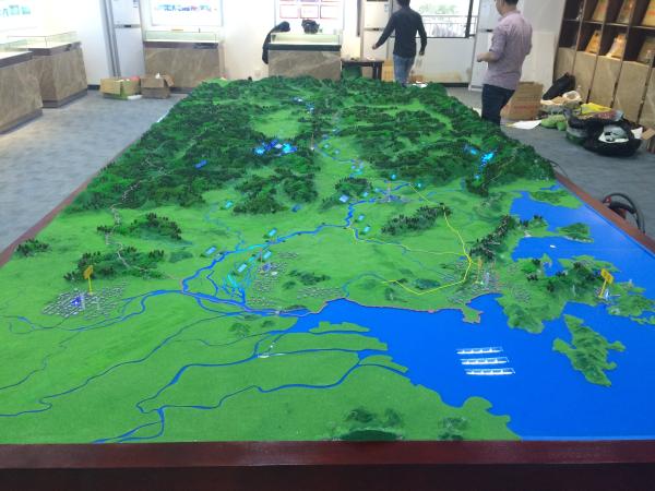 1:500 Regional Topography Model Architecture Hydrology Model Customized