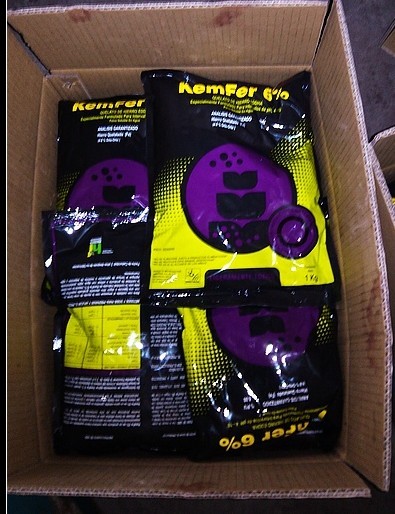 Цвет темного Брауна микронутриента Фе 6% хелата удобрения микронутриента хелата