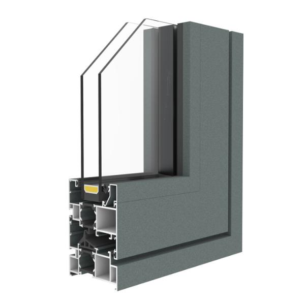 Interior Opening And Inverted Floor To Ceiling Windows 1.0mm  Thickness