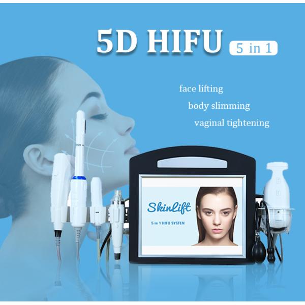 5 In 1 Smas Face And Neck Lift HIFU High Intensity Focused Ultrasound Machine