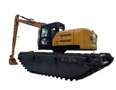 Q355B Floating Pontoon Undercarriage For 6-50T Amphibious Excavator