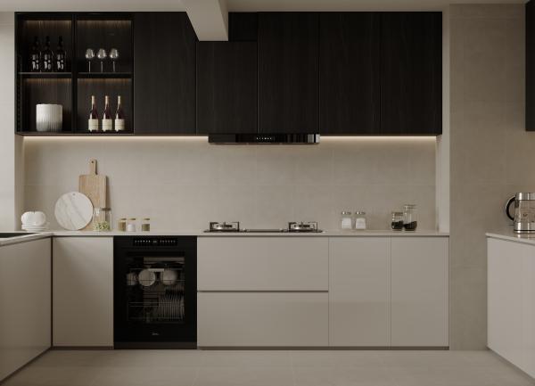 Standard European Furniture Complete Smart Kitchen Pantry Storage Cabinets