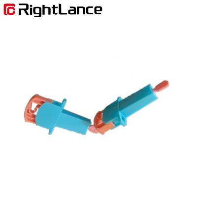 Blue Orange ABS Lancet To Check Blood Sugar For Glucose Monitoring 30 Gauge