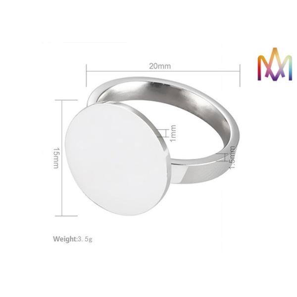 Анти- кольца Signet нержавеющей стали людей корозии 3.5g