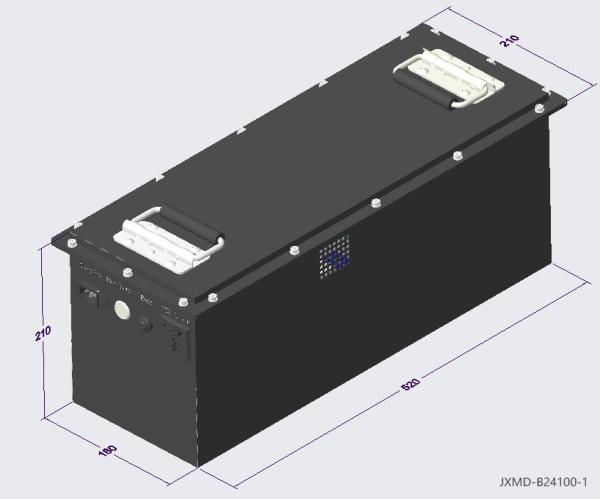 100AH 24 Volt Lorry Battery Fast Charging Lithium Truck Battery Lifepo4 Stable Voltage