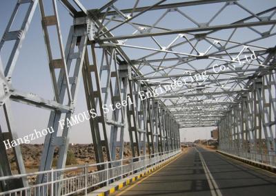 AWS D1.1D1.5 Fabricated Steel Modular Bailey Bridge Truss Girder America Standard