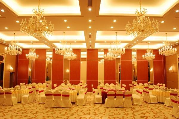 Laminated Decorative Movable Partition Wall / Hotel Folding Room Divider