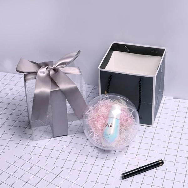 New Design Christams Lovely Gift Acrylic Ball With Packing GIft Box