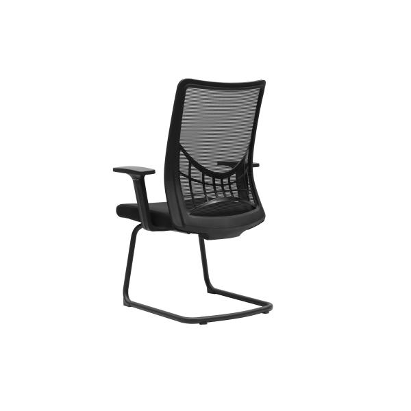 стул офиса 2.5mm черный эргономический, вращающееся кресло 360 шарнирных соединений эргономическое