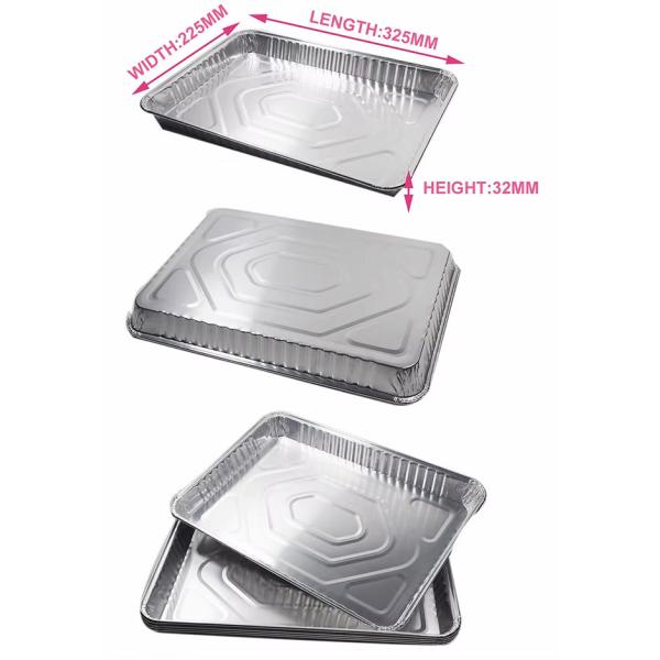 57.4 Fl Oz Aluminum Casserole Pan Disposable Casserole Containers
