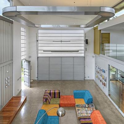 casa luxuosa do contentor 37m2