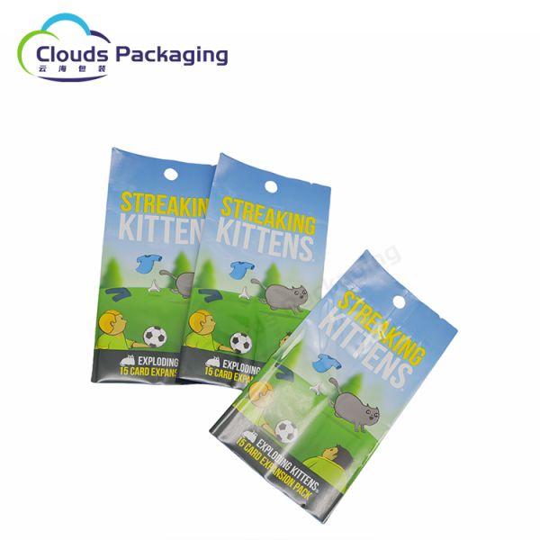 Customized Plastic Back Sealed Packaging Bags Candy Small Flat Pouch