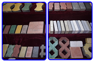 Различный блок прессформы QTJ4-25 1400pcs/H ручной делая машину