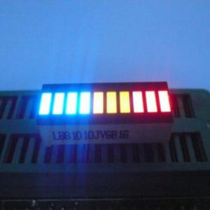 25.4x10.1mm Multi-color 10-segment LED Display Modules Lightbar