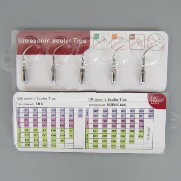 Stainless Steel Dental Ultrasonic Scaler Perio endo Scaling Tips
