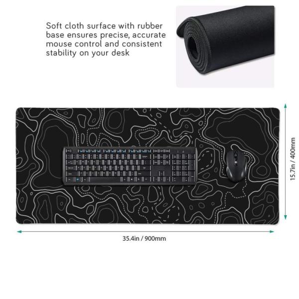 Custom Logo Printed Waterproof Mouse Pad for Laptop/Desktop Materail Natural Rubber fabric