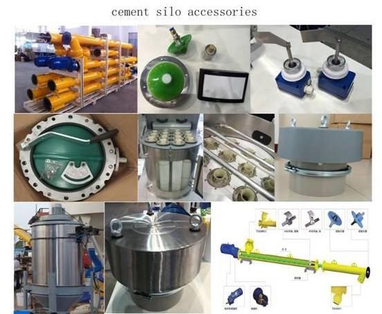 Automatic Low Level Cement Silos 100 Ton / Silo Cement Storage Stable Structure