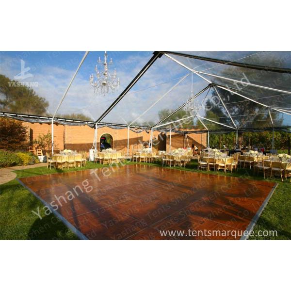 100 Percent Utilization Anodized Aluminum Frame Tents , Clear Span Fabric Structures