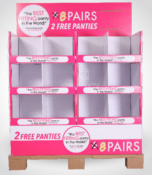 Supermarket clothes T paper display stand, underwear underwear paper shelf, environmental protection wardrobe