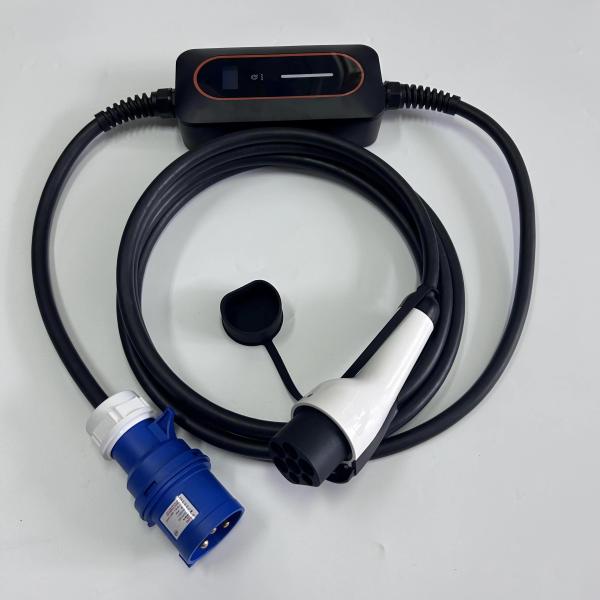 AC Домашнее портативное зарядное устройство для электромобилей GB/T 230V Зарядное устройство для электромобилей 7кВ 32а