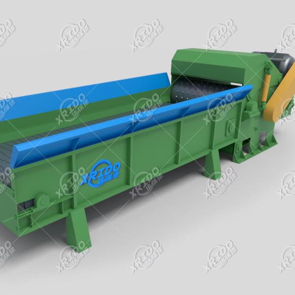 Building Material Shops Double Shaft Shredder Machine for Wood Crushing and Grinding