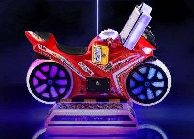 Máquina de jogos de vídeo de moto elétrica com balanço no Amusement Game Center