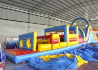 Parcours de combattant gonflable de sécurité, équipement de parcours de combattant d'enfants pour l'amusement