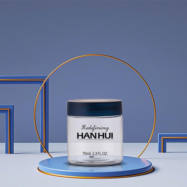 70 мл прозрачные круглые пластиковые банки с широким ртом