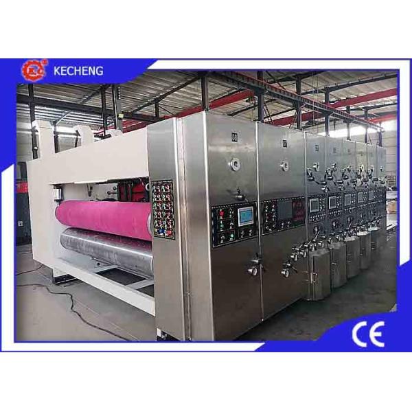 Water Ink Steel Cover Flexo Printer Slotter Die Cutter