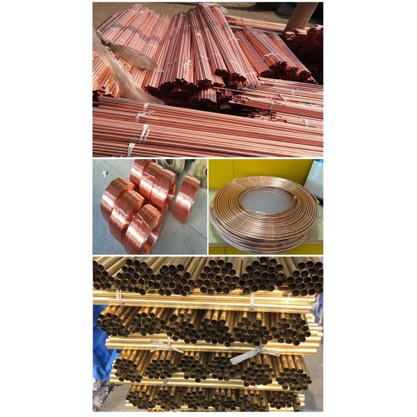Труба медной трубки нежности T3 T2 T1 C10100 C10200 C11000 вычерченная для химических испарителей