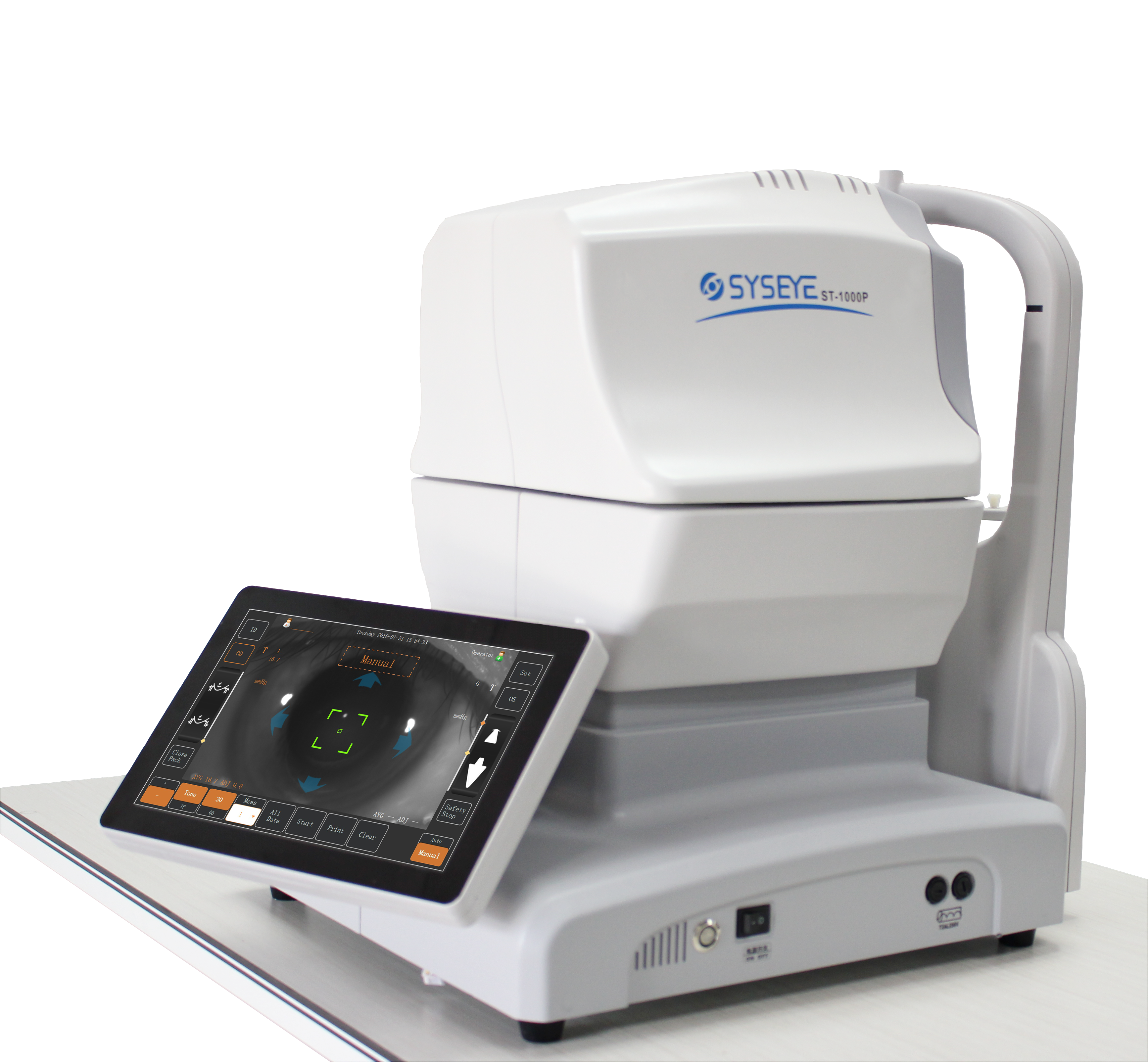 Офтальмический не контактируйте измерение Tonometer 60mmHg автоматическое быстрое