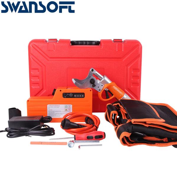 SWANSOFT 45mm Tree Pruner Shear Plants Cutter Electric Secateurs Scissors