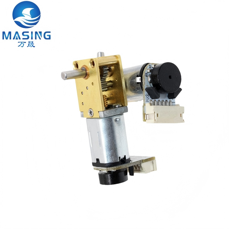 12v Dc Right Angle Gear Motor Micro N20 Dc Motor With Encoder Worm Drive Dc Motor For Robot