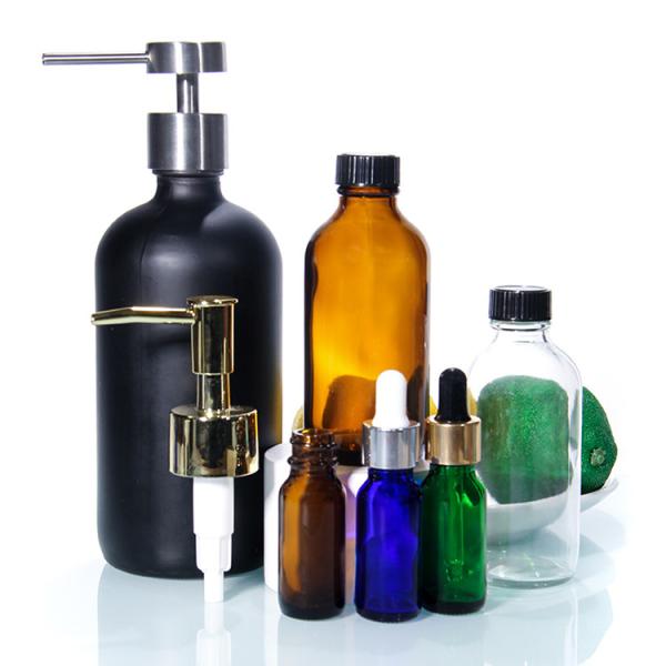 30 ml 120 ml pompe en verre lotion pulvérisation crème rouleau gouttelette sérum bouteille conteneur pour emballage cosmétique