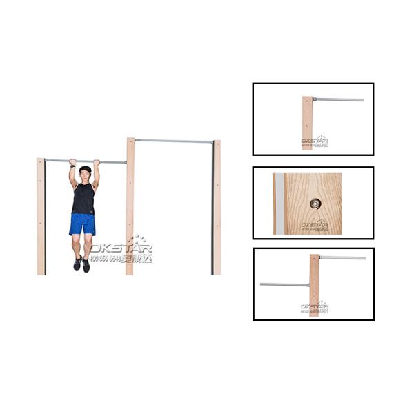 outdoor gym equipment WPC materials based outdoor exercise machine chin up bar