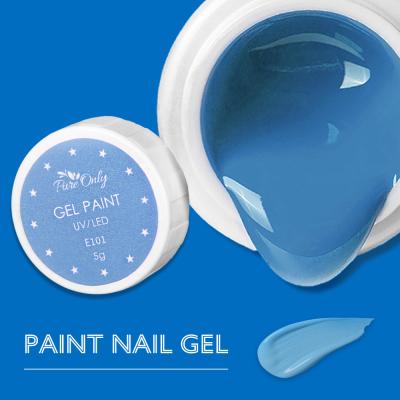 Non-Toxic Vegan Oem Gel Painting for Professional Nail Art Soak Off UV LED Private Label Color