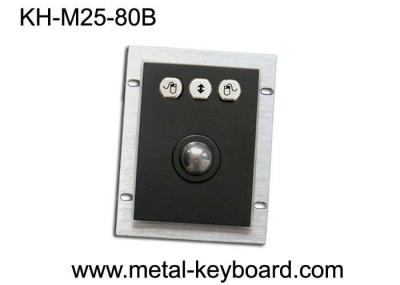 O preto do porta usb selou o dispositivo apontando do Trackball da prova da poeira, rato de aço inoxidável do computador