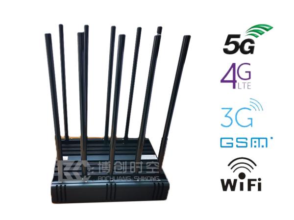 100W high power Desktop 2g.3g.4g 5g GPS WiFi 2.4G 5.8G frequency mobile phone jammer WiFi Wireless Network Signal Jammer