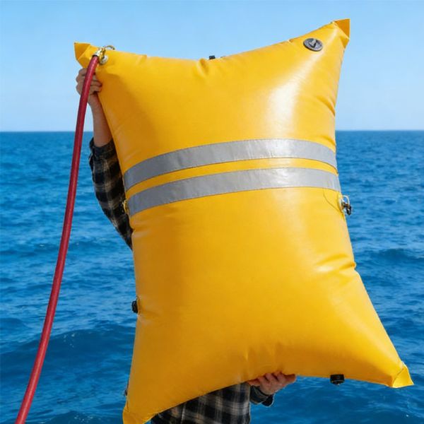 Underwater Air Lift Bags Reliable Sealing High Strength Webbing Stable Buoyancy