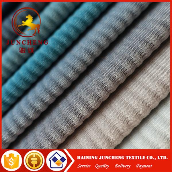 2018 New wholesale spandex corduroy velvet fabric for trousers and pants
