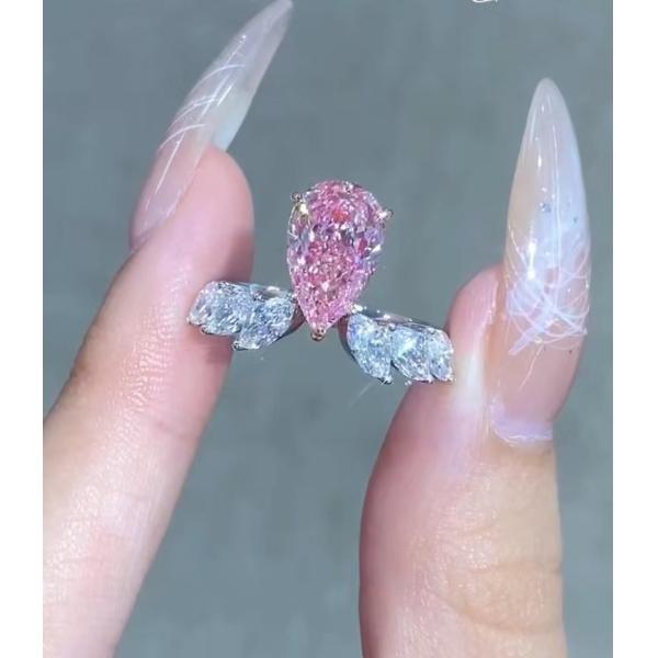 ZKZ Lab bijoux de diamant bague de fiançailles bague de mariage fantaisie